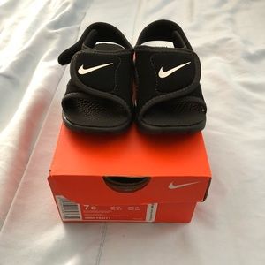 Gently Used with box Nike Toddler Sandals